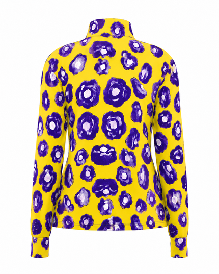 Violet Poppy Splash Windproof Jacket