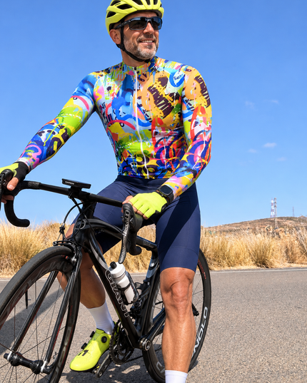ROCKBROS "Urban Chaos" Pop Graffiti Art Pro Long Sleeve Cycling Jersey