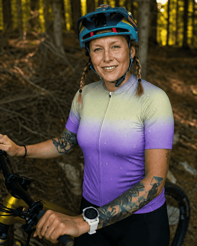 ROCKBROS Women's Dewdrop Gradient Pro Aero Cycling Jersey