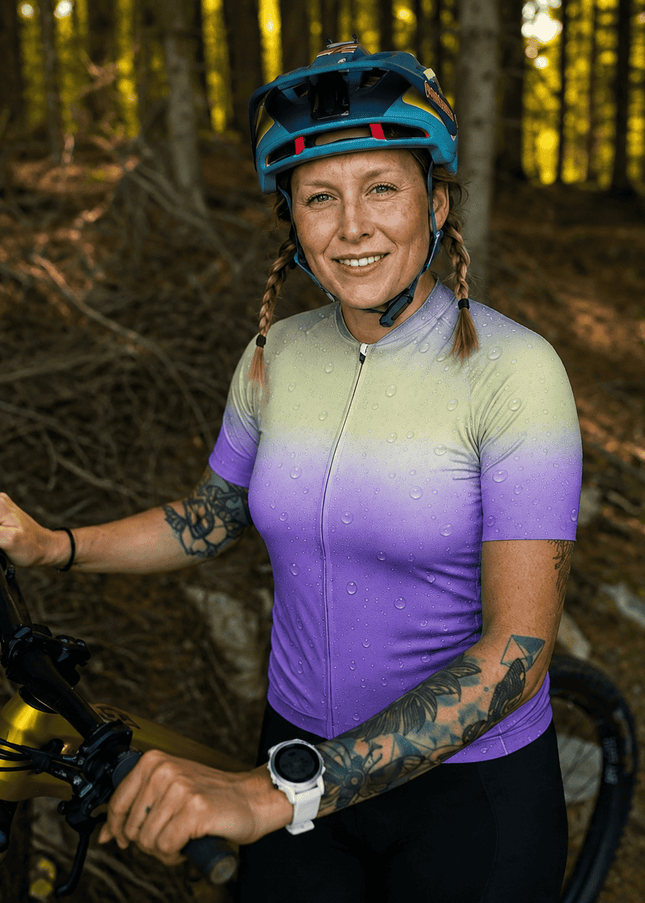 ROCKBROS Women's Dewdrop Gradient Pro Aero Cycling Jersey