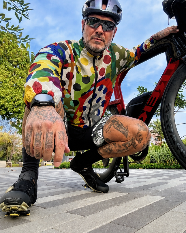 Retro Geo Polka Dot Pop Art Pro Aero Windbreaker Jacket