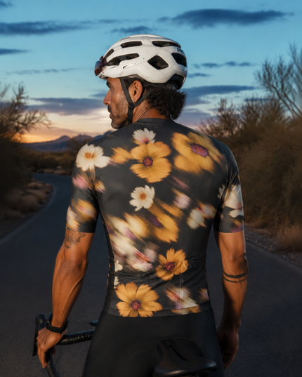 ROCKBROS Motion Blur Floral Cycling Socks