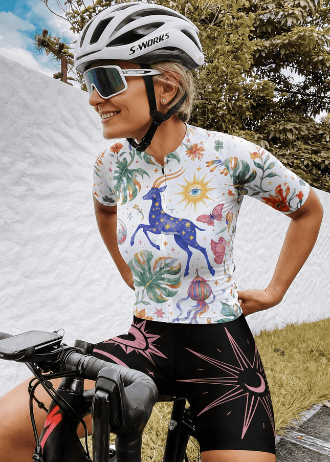 ROCKBROS Women's Solar Eye Celestial Mystic Pro Aero Cycling Jersey