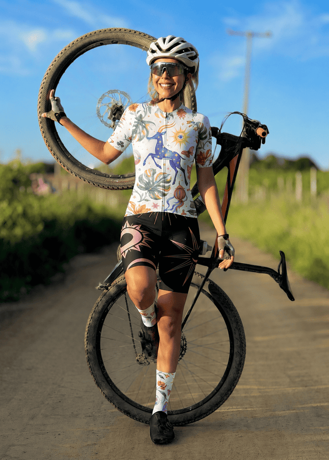 ROCKBROS Women's Solar Eye Celestial Mystic Pro Aero Cycling Jersey