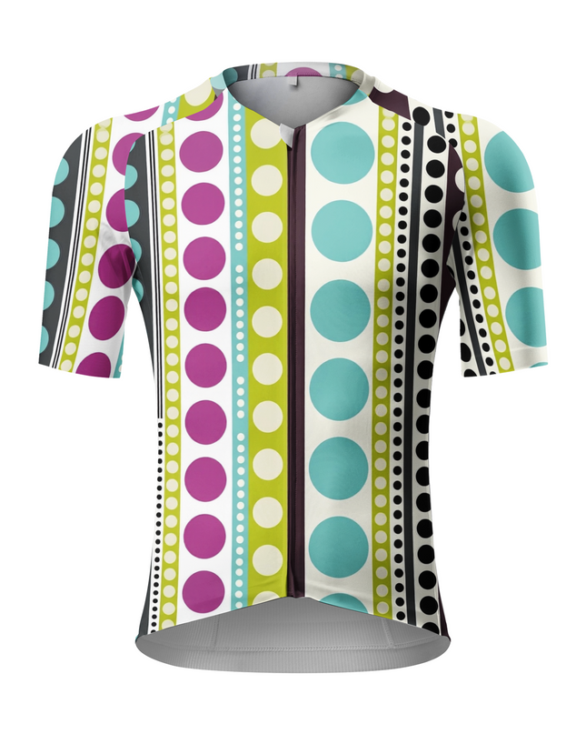 ROCKBROS Men's Rhythmic Stripe & Dot Pro Aero Set