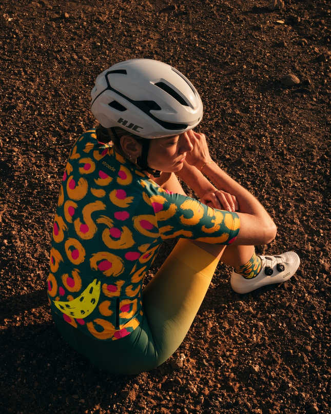 ROCKBROS Women's "Forest Fade" Gradient Performance Cycling Shorts