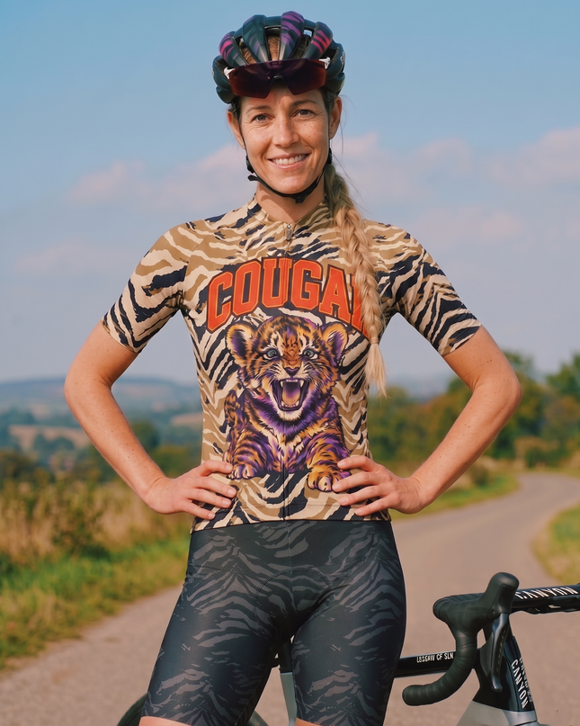 ROCKBROS Women's "Dark Tiger" Stealth Graphic Cycling Shorts