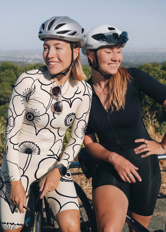 ROCKBROS Women's Minimalist Floral Cycling Jersey