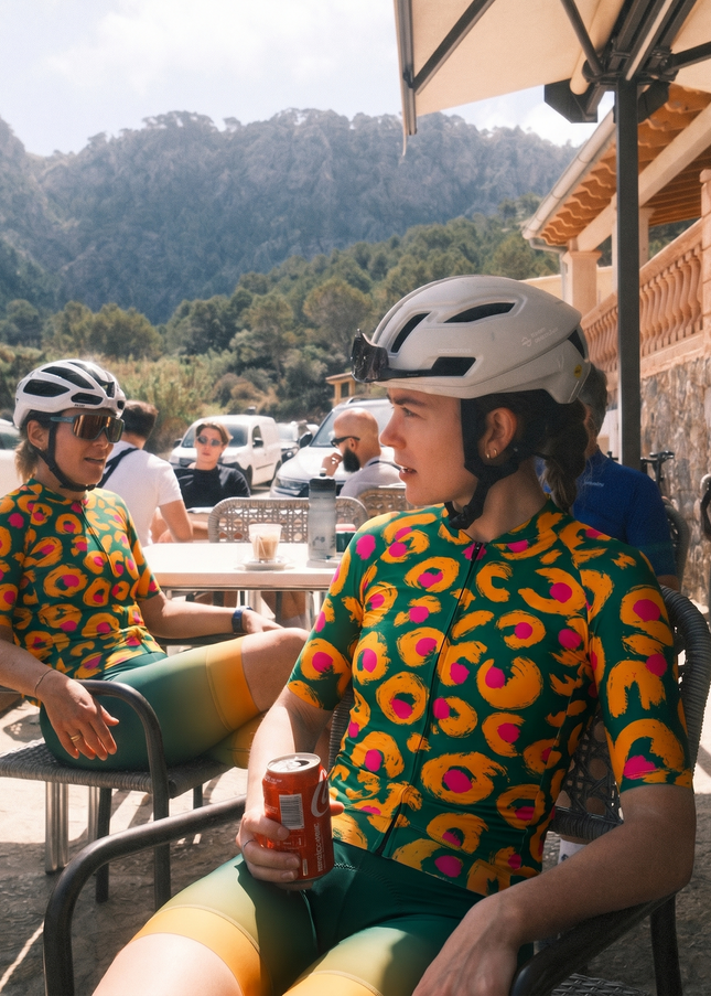 ROCKBROS Women's "Abstract Roar" Leopard Spot Pro Aero Cycling Jersey