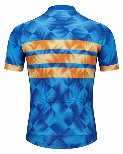 Women's Geometric Argyle Cycling Jersey