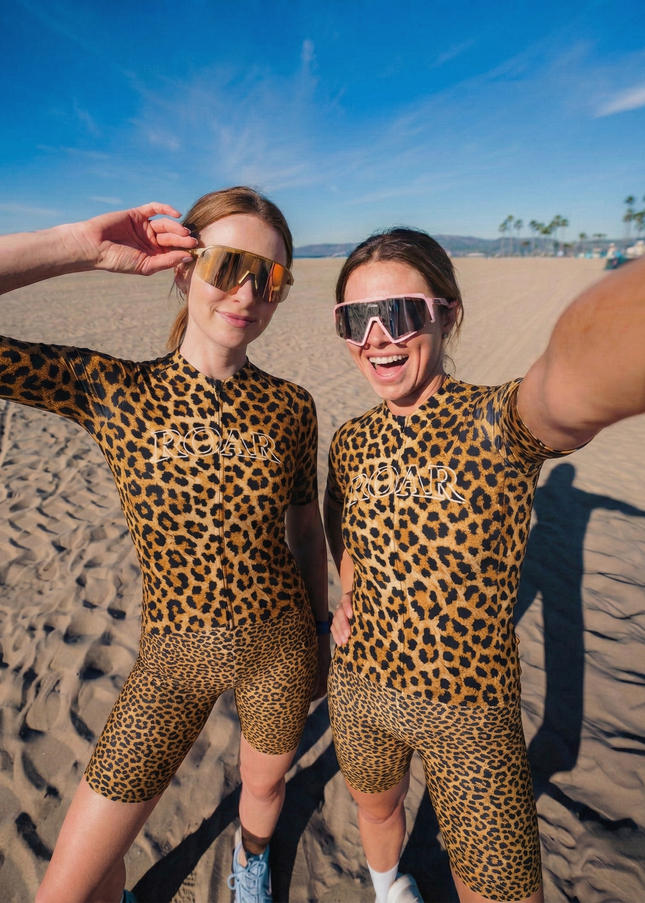 ROCKBROS Women's Cheetah Power "ROAR" Pro Aero Cycling Jersey