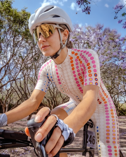 ROCKBROS Women's Polka-Dot Party Lightweight Cycling Jersey