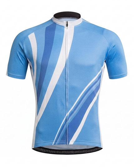 Men's Curved Stripe Cycling Jersey