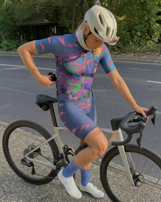 ROCKBROS "Alter The Course" Surrealist Dreamscape Pro Cycling Jersey