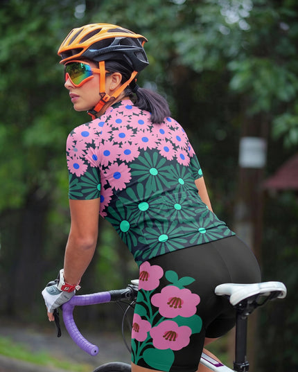 ROCKBROS Women's Bold Bloom Pro Aero Cycling Bibs
