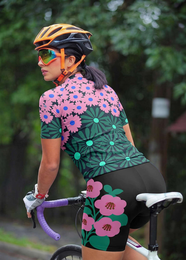 ROCKBROS Women's Bold Bloom Pro Aero Cycling Bibs