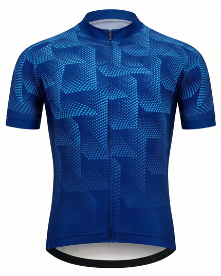 Men's Halftone Grid Cycling Jersey