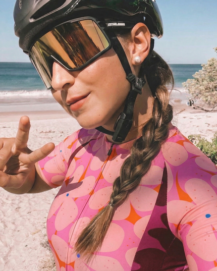 ROCKBROS Women's Peachy Floral Dreamscape Pro Jersey