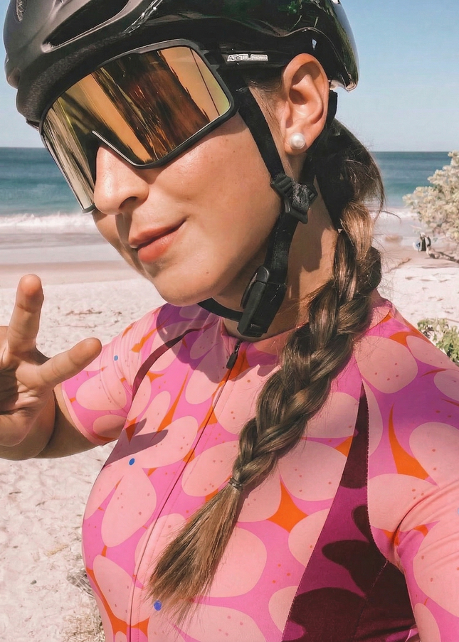 ROCKBROS Women's Peachy Floral Dreamscape Pro Jersey