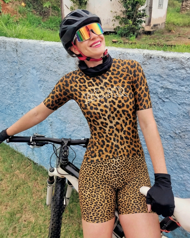 ROCKBROS Women's Cheetah Power "ROAR" Pro Aero Cycling Jersey