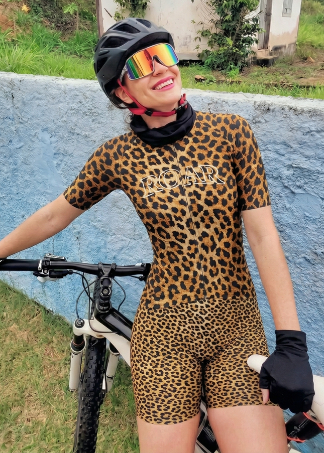 ROCKBROS Women's Cheetah Power "ROAR" Pro Aero Cycling Jersey