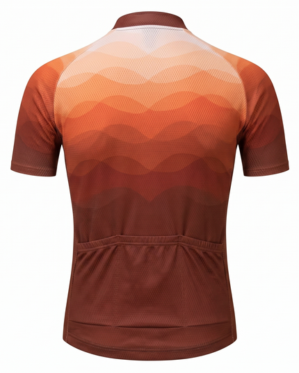 Men's Wavy Gradient Cycling Jersey