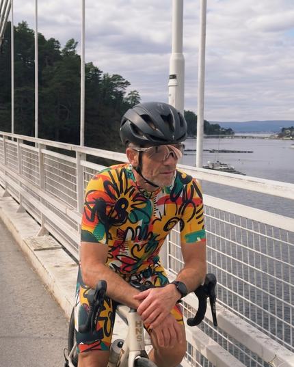 ROCKBROS Men's "Urban Canvas" Abstract Graffiti Pro Aero Jersey
