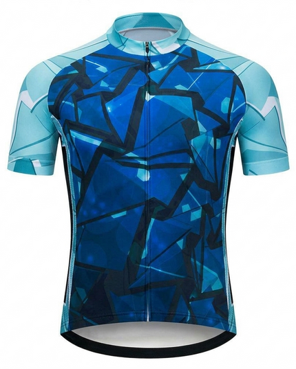 Men's Shattered Crystal Cycling Jersey