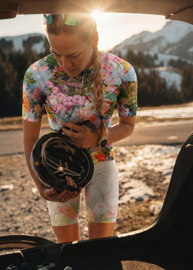 ROCKBROS Women's Impressionist Garden Aero Jersey