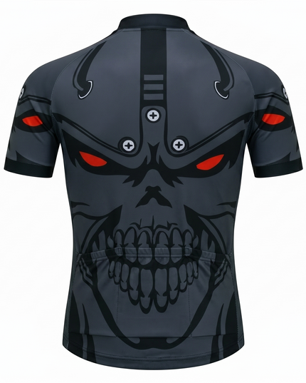 Men's Cyber Skull Cycling Jersey