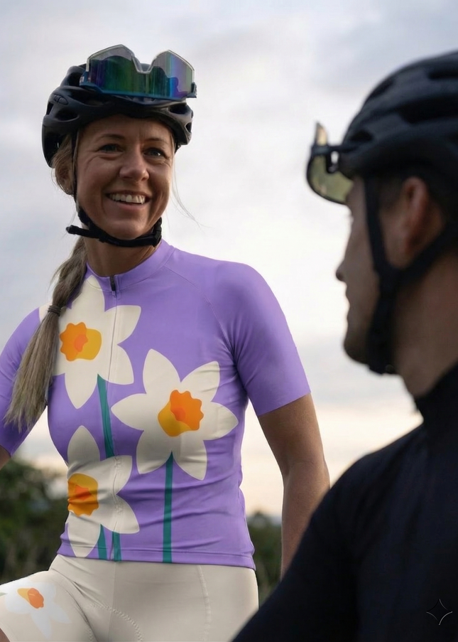 ROCKBROS Women's Daffodil Bloom Pro Aero Jersey
