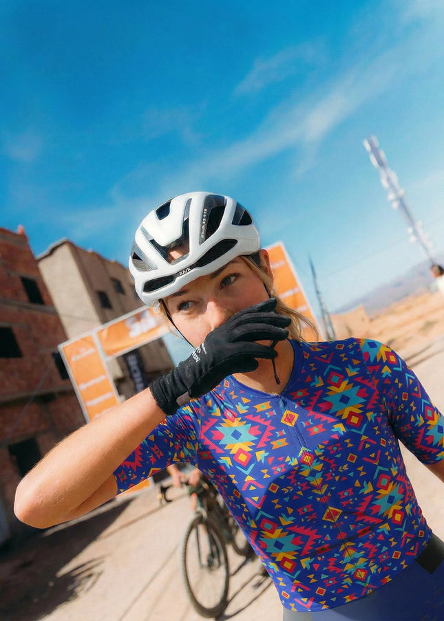 ROCKBROS Women's Southwest Geometric Tribal Pro Aero Jersey