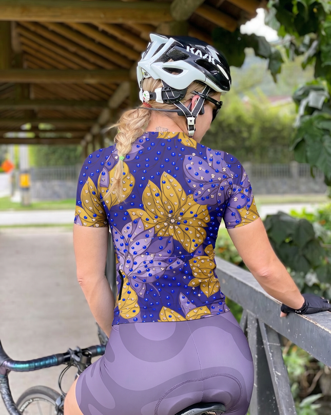 ROCKBROS Jeweled Floral Fantasy Cycling Socks
