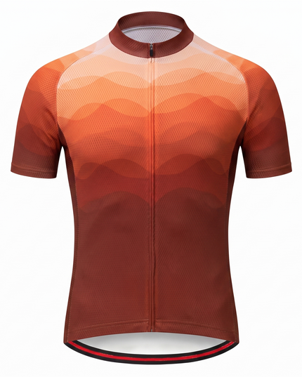 Men's Wavy Gradient Cycling Jersey