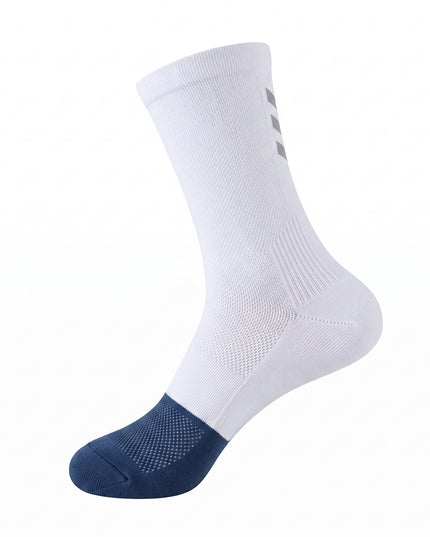 One Size Reflective Stripe Mid-Calf Cycling Socks