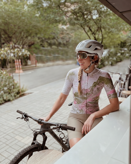 ROCKBROS Women's Abstract Mountain Cycling Jersey