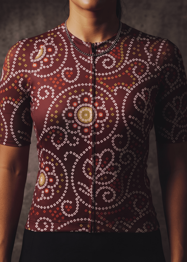 ROCKBROS Women's Bandhani Traditional Pro Aero Cycling Bibs