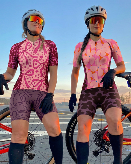 ROCKBROS Women's Shadow Floral Dreamscape Cycling Shorts