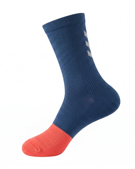 One Size Reflective Stripe Mid-Calf Cycling Socks