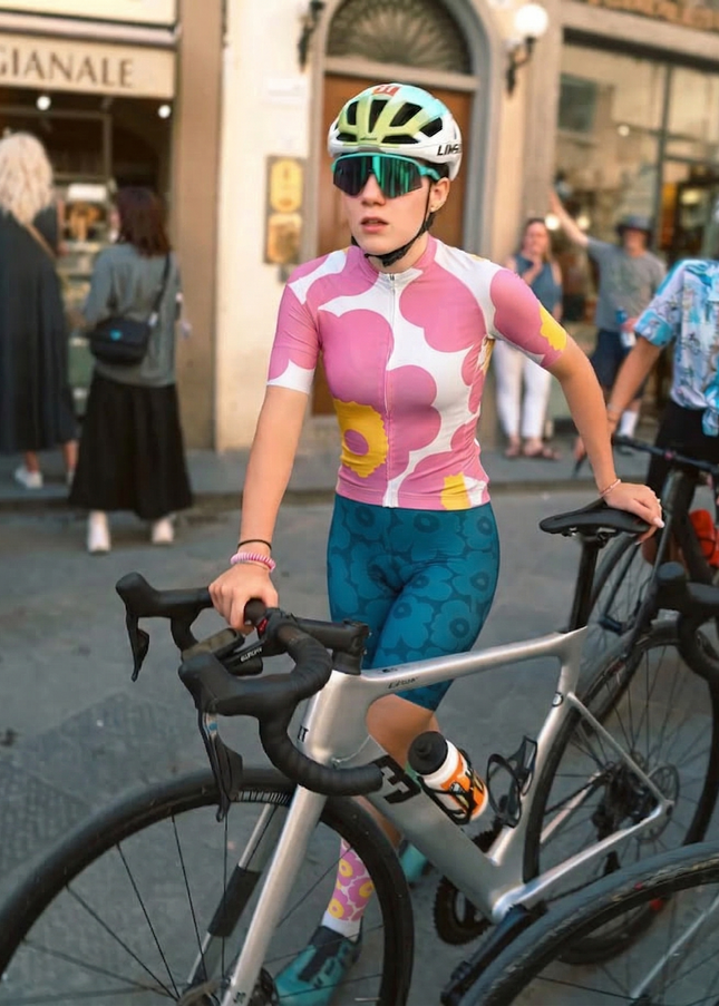 ROCKBROS Women's Retro Pop Floral Aero Jersey