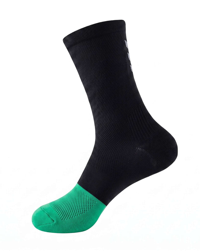 One Size Reflective Stripe Mid-Calf Cycling Socks