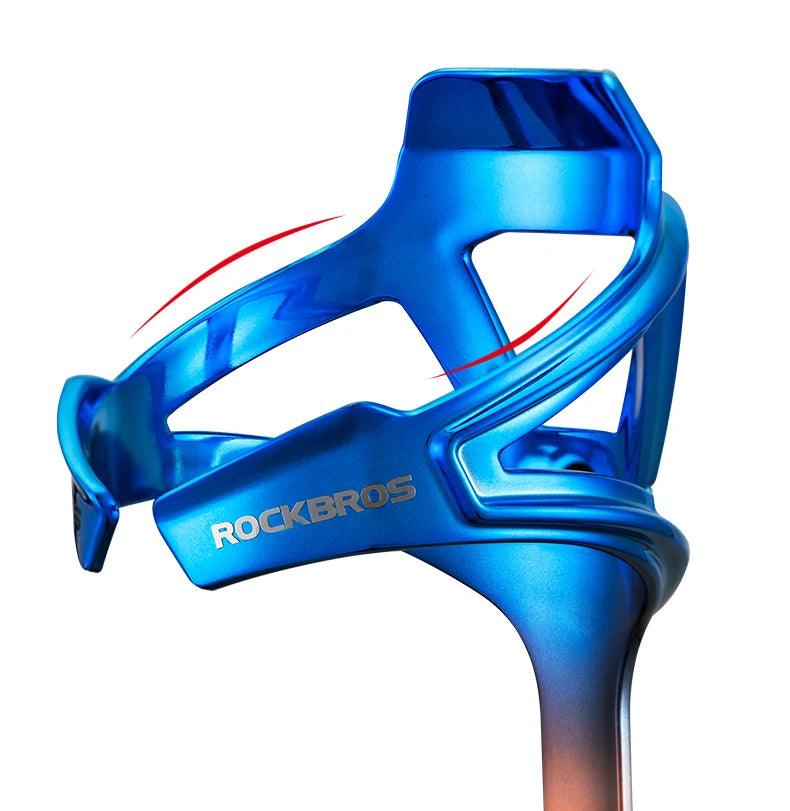 ROCKBROS MTB Bike PC Bottle Cage Toughness Integrally Molded Electroplating Ductility Bottle Holder 3 Colors Bicycle Accessories