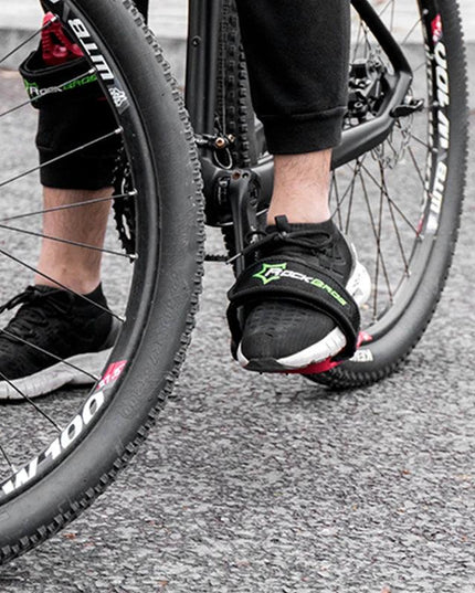 ROCKBROS Bike Pedal Cover Cycling Pedal Foot Strap Ultralight Anti-slip Pedal Belt High Strength Double-side Bicycle Accessories