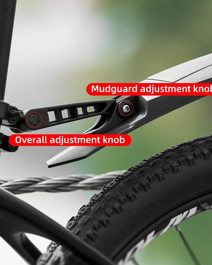 ROCKBROS Fender Mtb Rubber Tail Soft MTB Bike MTB Bike Widen Front Rear Mudguard Adjust Any Angle Fender Bike Accessories