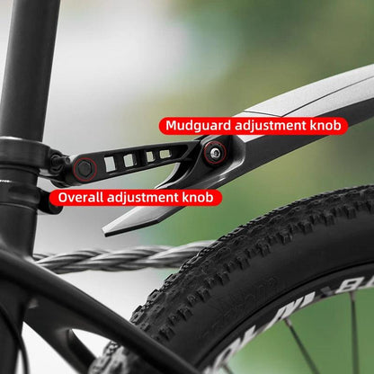 ROCKBROS Fender Mtb Rubber Tail Soft MTB Bike MTB Bike Widen Front Rear Mudguard Adjust Any Angle Fender Bike Accessories