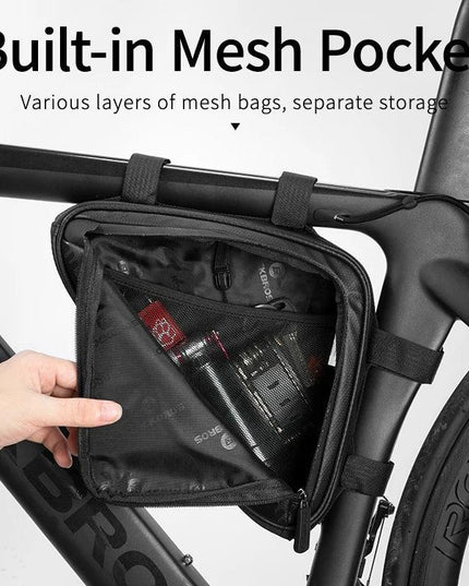 ROCKBROS Bike Bicycle Front Frame Triangle Bag Ultra-light Tube Small Packet Repair Tool Pouch Cycling Outdoor Sports Accessory