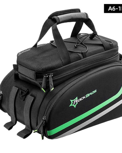 ROCKBROS Bicycle Carrier Bag MTB Bike Rack Bag Trunk Pannier Cycling Multifunctional Large Capacity Travel Bag With Rain Cover