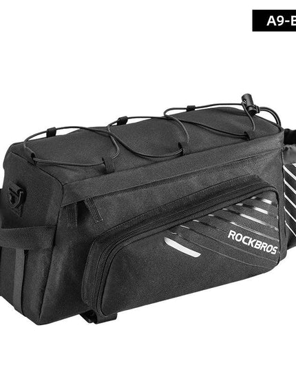 ROCKBROS Bicycle Carrier Bag MTB Bike Rack Bag Trunk Pannier Cycling Multifunctional Large Capacity Travel Bag With Rain Cover