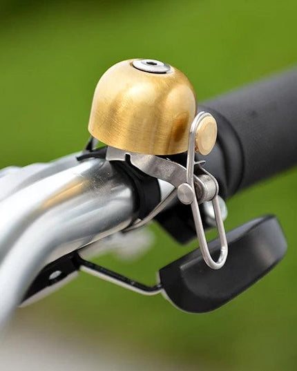 ROCKBROS Bicycle Vintage Brass Bell Ring Clear Sound Quality MTB Road Bike Retro Bell Cycling Children Horn Kid Bike Accessories