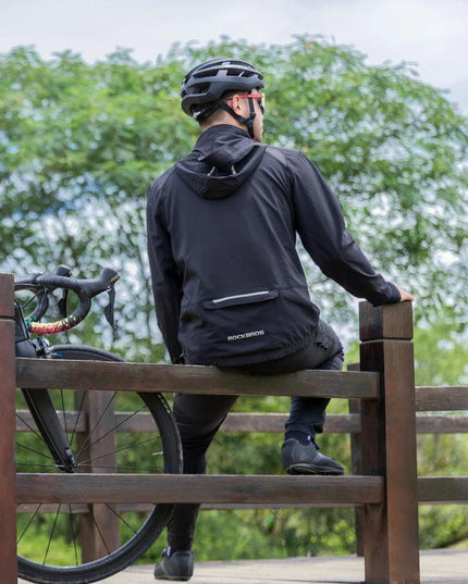 ROCKBROS Men's Cycling Clothing Sets Spring Autumn Breathable Cycling Jacket Comfortable Thin Unisex Outdoor Sport Suit EUR Size